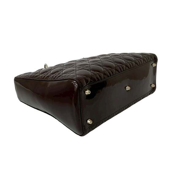 CHRISTIAN DIOR Brown Leather Shoulder Bag - Picture 7 of 10